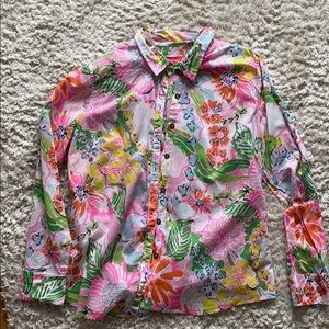 Lilly Pulitzer for Target Floral Button Down